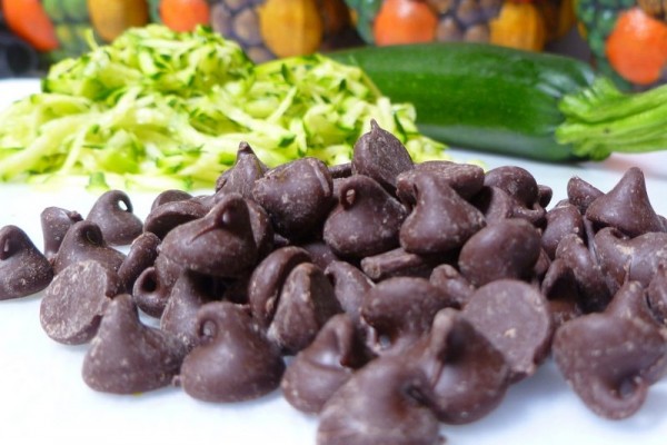 Grated Zucchini and Chocolate Chips