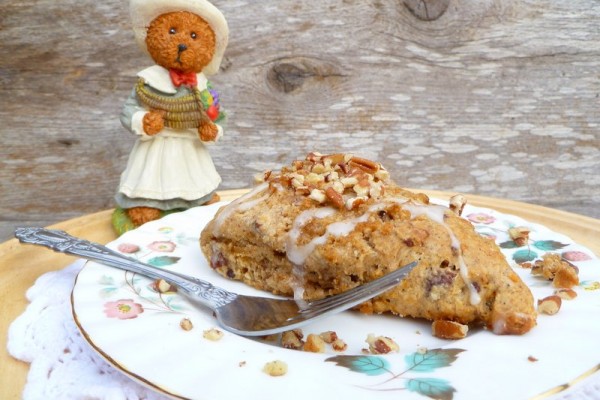 Sweet Potato Pecan Scones Ready to Eat