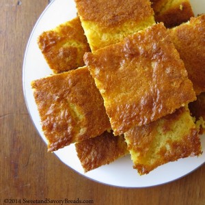 Sweet Cornbread Piled High