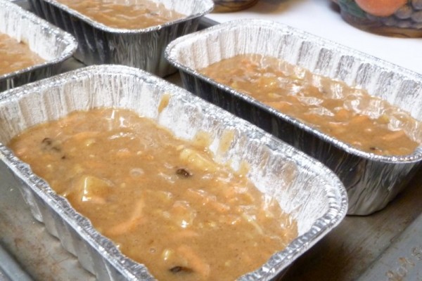 Batter ready for the oven