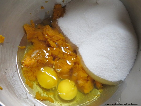 eggs pumpkin sugar