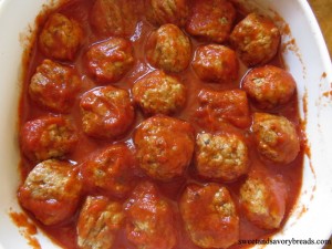 Meatballs in Marinara