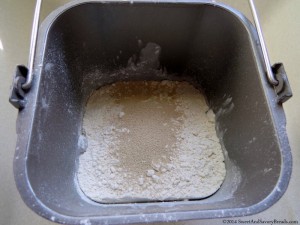 Dry Ingredients in Breadmaker