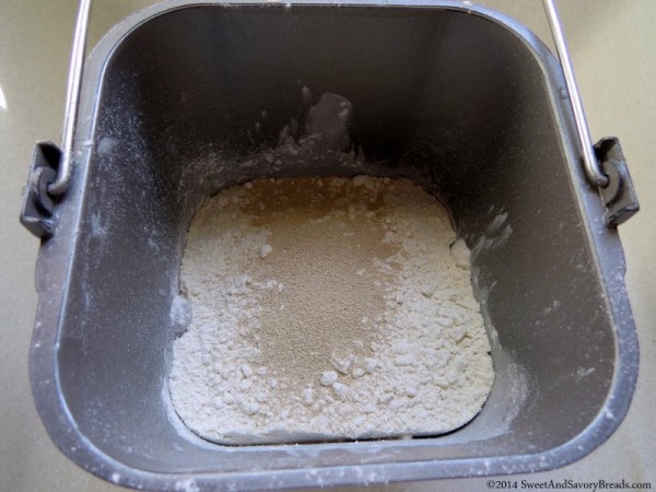 Dry Ingredients in Breadmaker