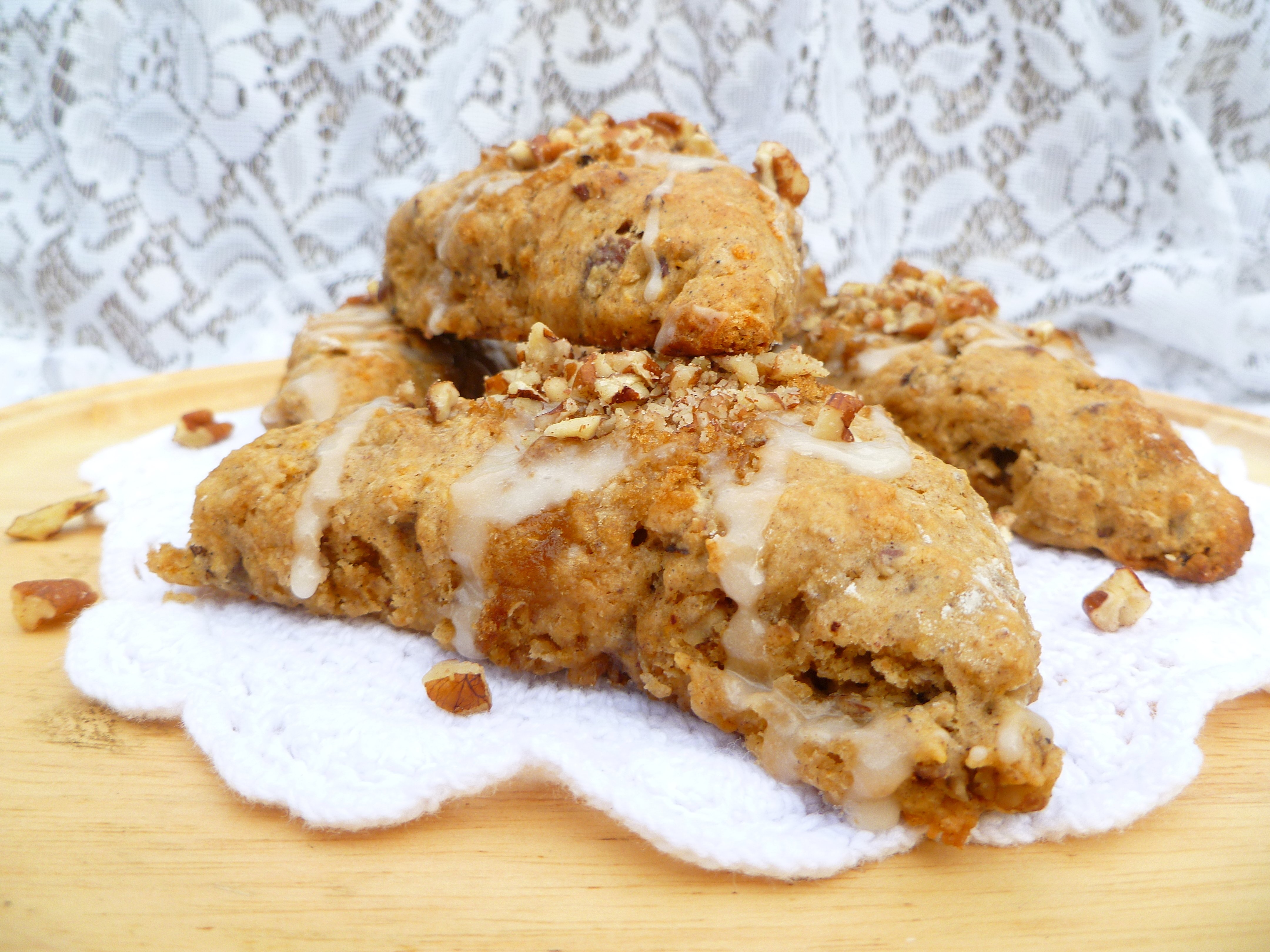 Sweet Potato Pecan Scones