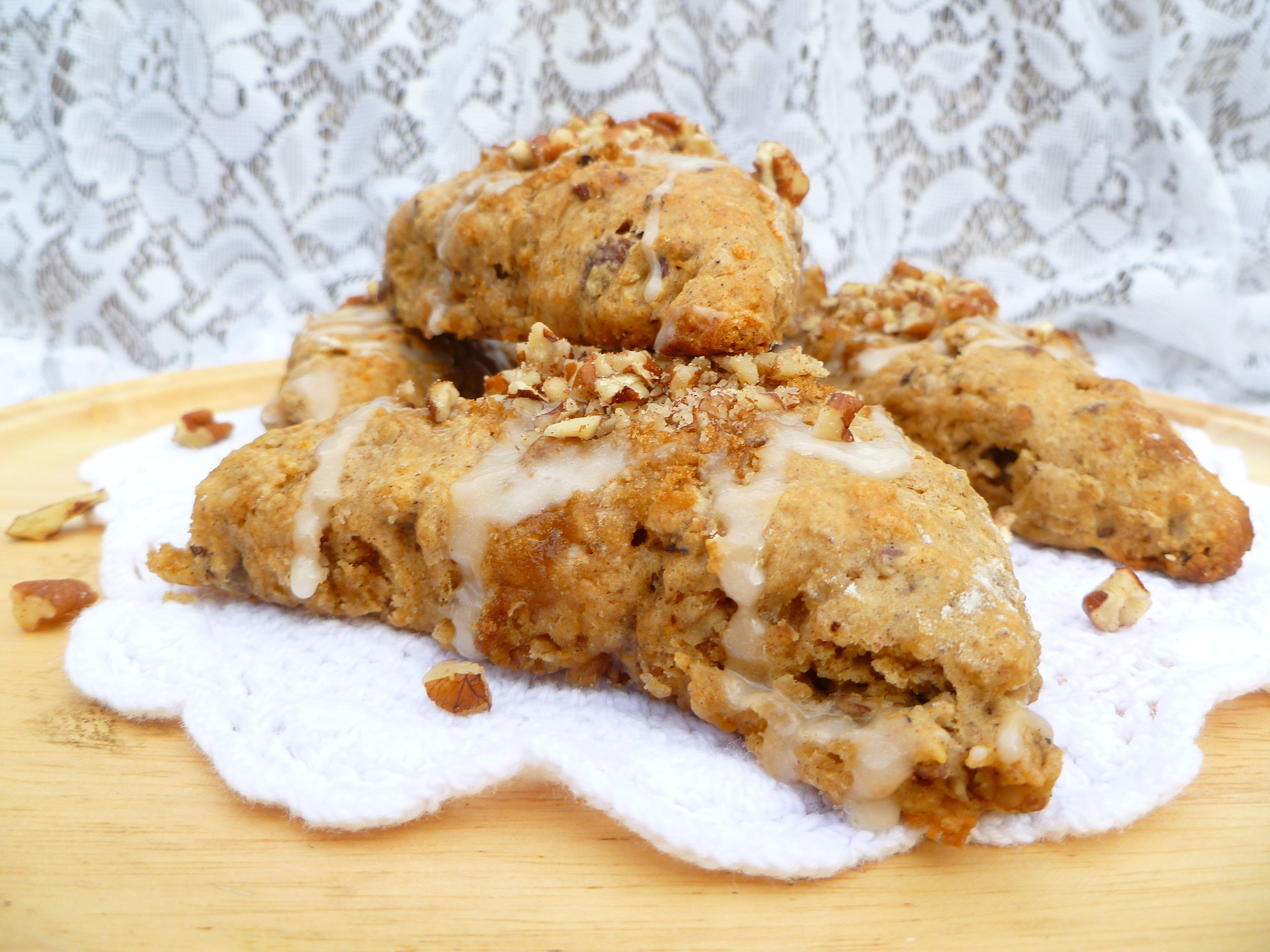 Sweet Potato Pecan Scones