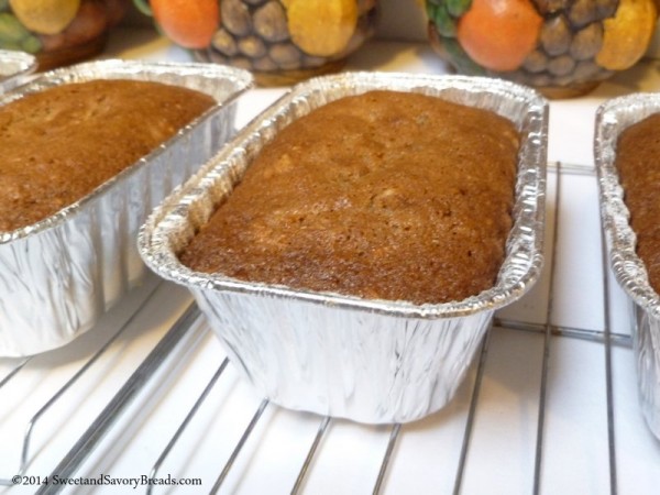 Cooling the loaves on a rack