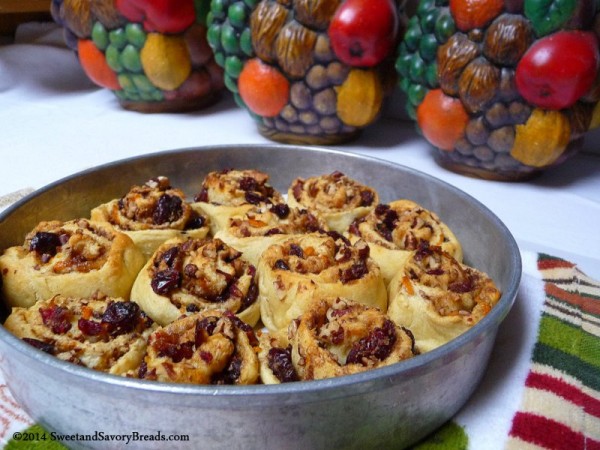 Cranberry Orange Crescent Bites baked and ready to be glazed