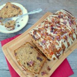 Peanut Butter Banana Bread With Candied Bacon