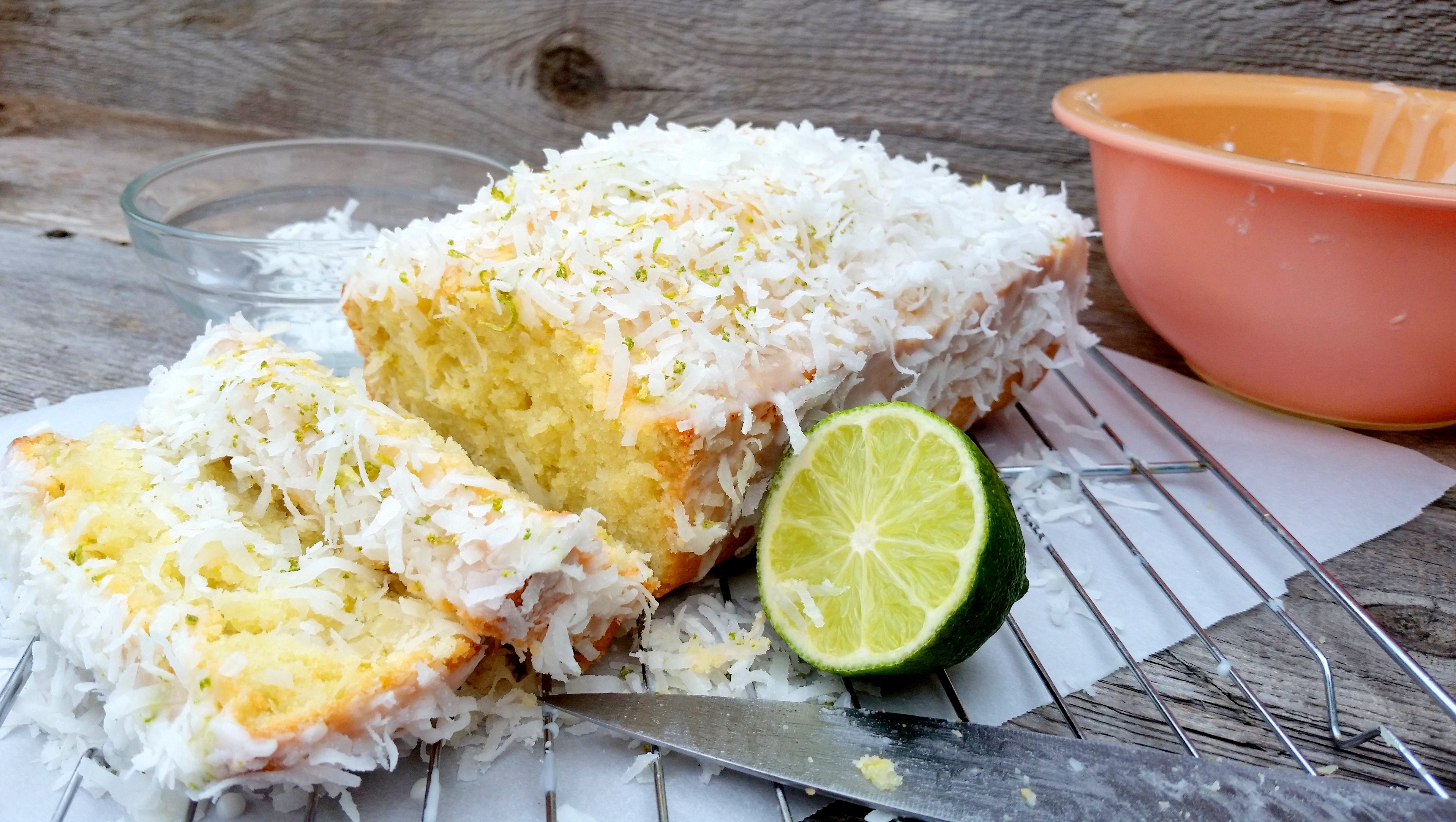 Coconut Lime Quick Bread