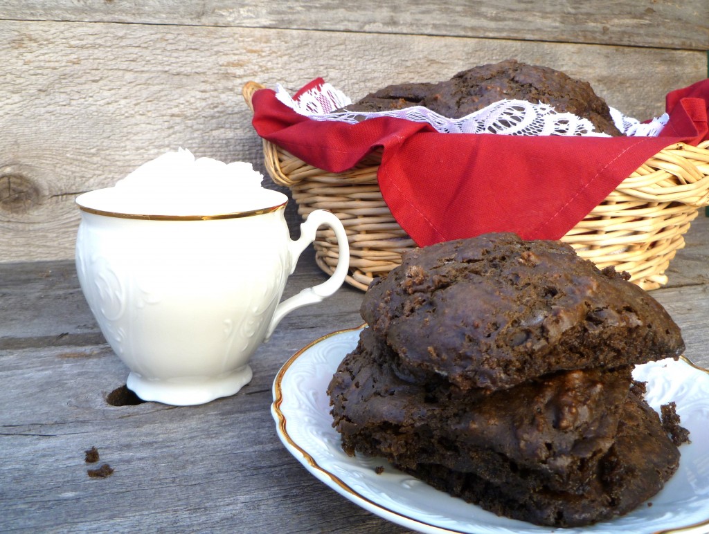 Double Chocolate Brownie Biscuits - Sweet and Savory Breads