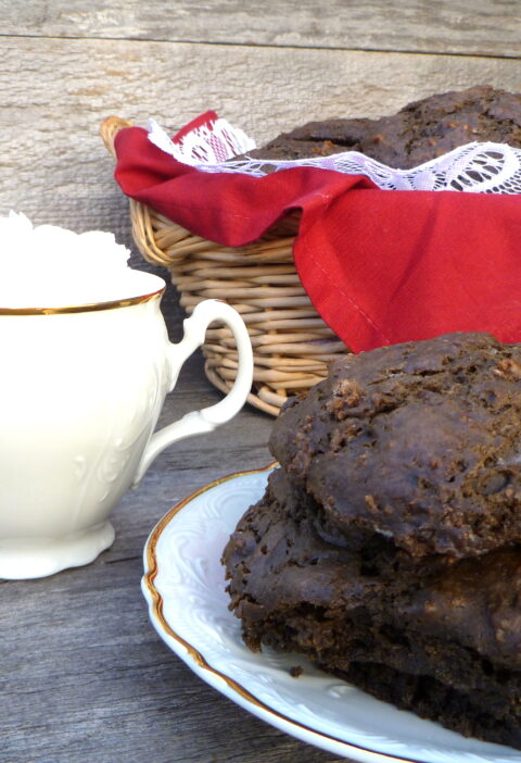 Double Chocolate Brownie Biscuits