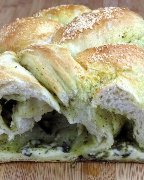 Braided Pesto Bread